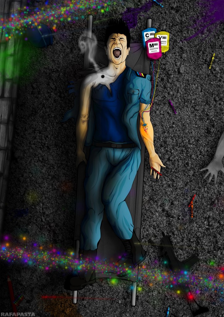 «Guerras de color II», © Rafapasta